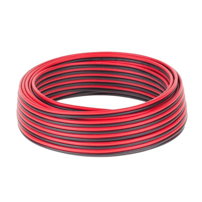Lechpol CABLU DIFUZOR CCA 2X0.75MM ROSU/NEGRU 10M