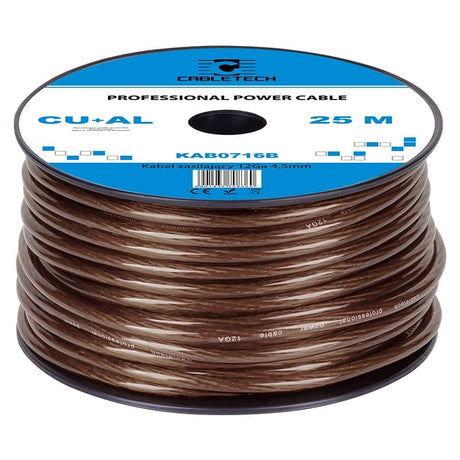 Cabletech CABLU PUTERE CU-AL 12GA (4.5MM/3.31MM2) 25M N