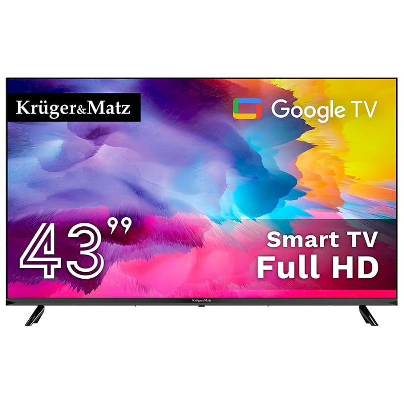 Kruger Matz GOOGLE SMART TV 5.0 43 INCH 108CM H265 KRUGER
