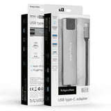 Kruger Matz ADAPTOR HUB USB TIP C HDMI/2X USB3.0/2X USB TIP C/RJ45