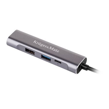 Kruger Matz HUB HUB Kruger Matz KM0400 | 10GB, 4K UHD, Roșu