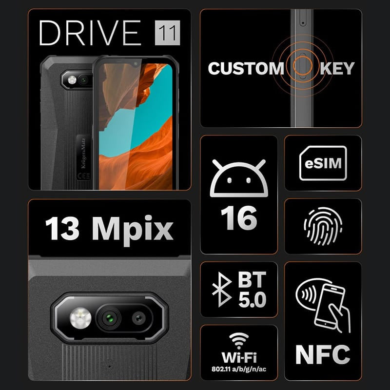 Kruger Matz SMARTPHONE DRIVE 11 ANDROID 16 KRUGER&MATZ