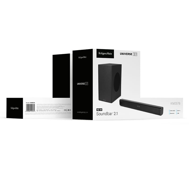 Kruger Matz SOUNDBAR 2.1 PLANET KRUGER&MATZ