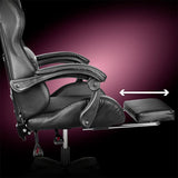 Kruger Matz SCAUN GAMING GX-150 NEGRU LED MASAJ KRUGER&MATZ