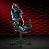 Kruger Matz SCAUN GAMING GX-150 NEGRU LED MASAJ KRUGER&MATZ