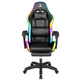 Kruger Matz SCAUN GAMING GX-150 NEGRU LED MASAJ KRUGER&MATZ