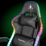 Kruger Matz SCAUN GAMING GX-150 NEGRU LED MASAJ KRUGER&MATZ