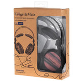 Kruger Matz Casti bluetooth Casti Kruger Matz KM0880EB | Over-Ear, Bluetooth, Negru