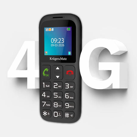 Kruger Matz Telefon Telefon GSM Kruger&Matz KM0923-4G | Buton SOS, Seniori, 4G