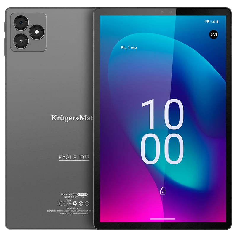 Kruger Matz Tableta Tableta Kruger Matz KM1077 | 4G, 4GB RAM, 64GB, Android 15