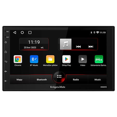 Kruger Matz Player auto Player Auto Kruger&Matz KM2010 | 2 DIN, CarPlay, Android Auto