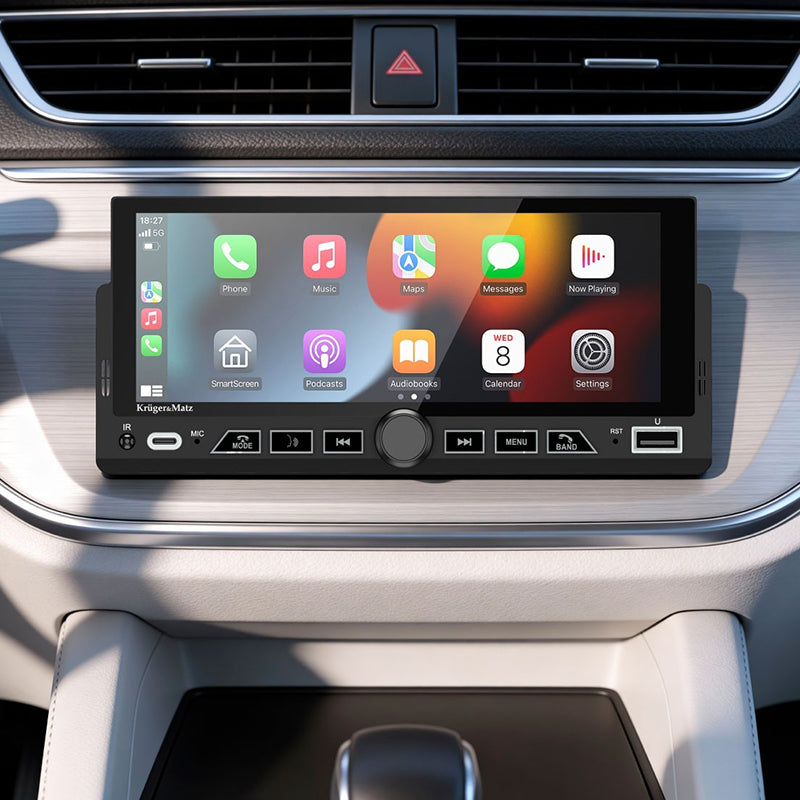 Player Auto Kruger&Matz KM2017 | 1 DIN, 4x60W, CarPlay, Android Auto