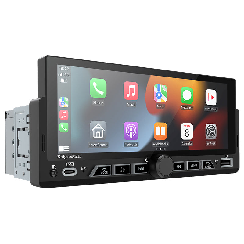 Player Auto Kruger&Matz KM2017 | 1 DIN, 4x60W, CarPlay, Android Auto