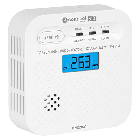 Kruger Matz SENZOR MONOXID DE CARBON CONNECT S10 TUYA KRUGER&MATZ