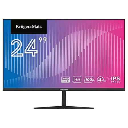Kruger Matz Monitor PC Monitor Kruger&Matz KM9901-MT24 | 24 inch, 100Hz, Full HD, IPS