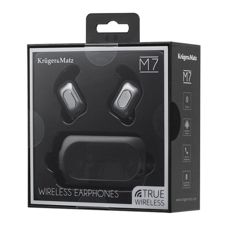 Kruger Matz Casti bluetooth Casti Kruger&Matz M7 KMPM7 | True Wireless, Bluetooth, In-Ear