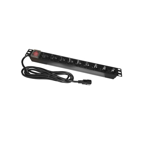Emtex PDU RACK 19 INCH 9 PRIZE SWITCH 16A 3M EMTEX