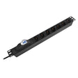 Emtex PDU RACK 19 INCH 7 PRIZE SIGURANTA 16A 2M EMTEX