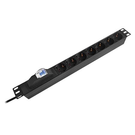 Emtex PDU RACK 19 INCH 7 PRIZE SIGURANTA 16A 2M EMTEX