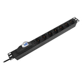 Emtex PDU RACK 19 INCH 7 PRIZE SIGURANTA 16A 2M EMTEX