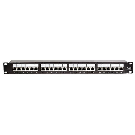 Emtex PATCH PANEL 24 PORTURI UTP CAT 5E KRONE+110 EMTEX