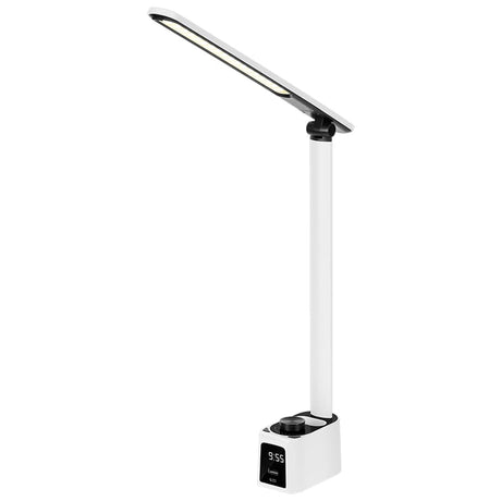 Rebel Lampa birou Lampa LED Birou Rebel KOM1019 | Cu Ceas, Incarcare Wireless QC/PD
