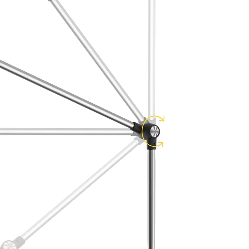 Rebel Lampa LED Lampa de Podea LED Rebel KOM1025 | 12W+3W, Iluminare Reglabila
