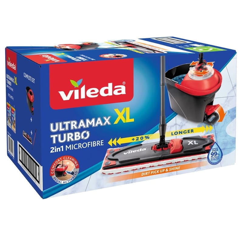 Vileda Set mop Set Mop Vileda Ultramax XL Turbo KOM161023XL | Curatare Eficienta