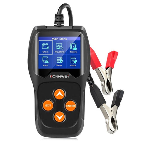 Konnwei Accesorii auto Tester Baterii Auto Konnwei KW600 | 12V, 100-2000 CCA, Display Digital