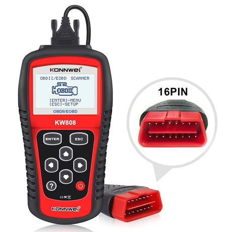 Konnwei Multimetru Multimetru Diagnoza Auto Konnwei KW808 | OBD2, Resetare Erori, Citire Coduri