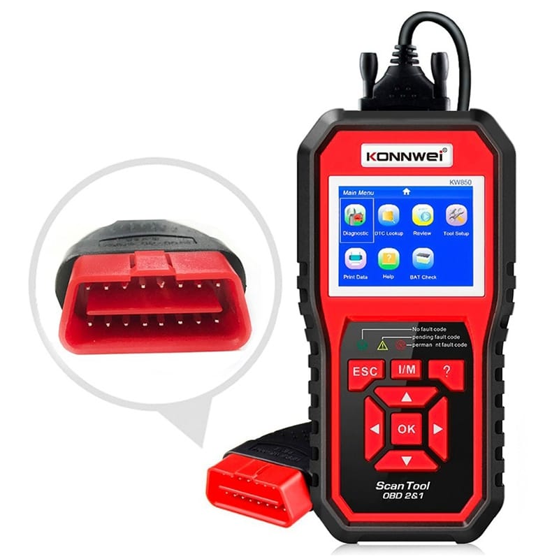 Konnwei Multimetru Multimetru Diagnoza Auto Konnwei KW850 | OBD2, Cod eroare, Display LCD