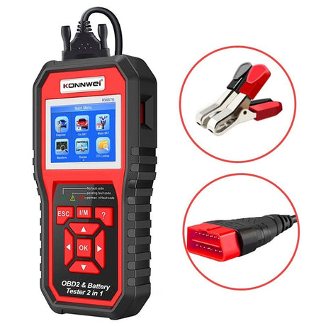 Konnwei Multimetru Multimetru Auto Konnwei KW870 | Diagnoza OBD2, Ecran LCD, Citire Coduri Eroare