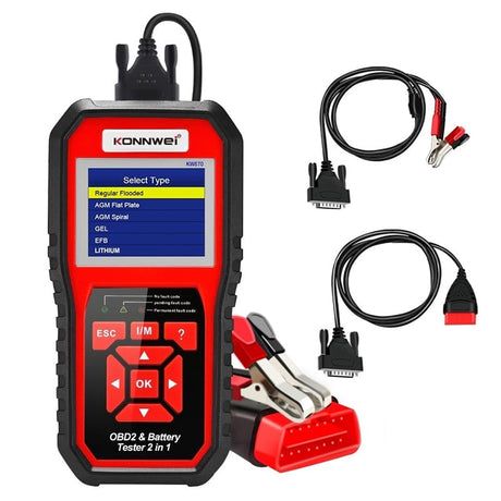 Konnwei Multimetru Multimetru Auto Konnwei KW870 | Diagnoza OBD2, Ecran LCD, Citire Coduri Eroare