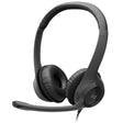 Logitech Casti Casti Logitech H390 | USB, Cu Microfon, Cu Fir, Negru