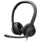 Logitech Casti Casti Logitech H390 | USB, Cu Microfon, Cu Fir, Negru