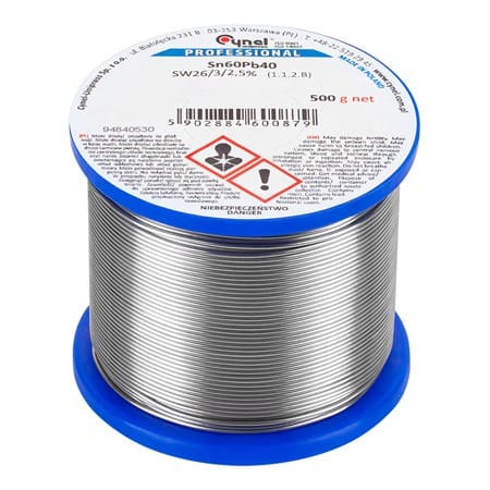 Lechpol Rola fludor Rola Fludor Cynel LUT0107-500 | SN60PB40, 1.0mm, 500g