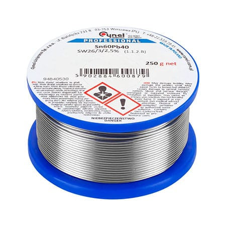Lechpol Rola fludor Rola Fludor Cynel LUT0108-250 | SN60PB40, 1.2mm, 250g