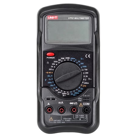 UNI-T Multimetru Multimetru UNI-T UT52 | Digital, Afisaj LCD, Testare Continuitate