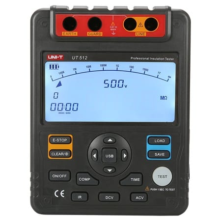 UNI-T Tester multimetru Multimetru UNI-T UT512 MIE0131 | Testare Rezistenta Izolatie, 5000V