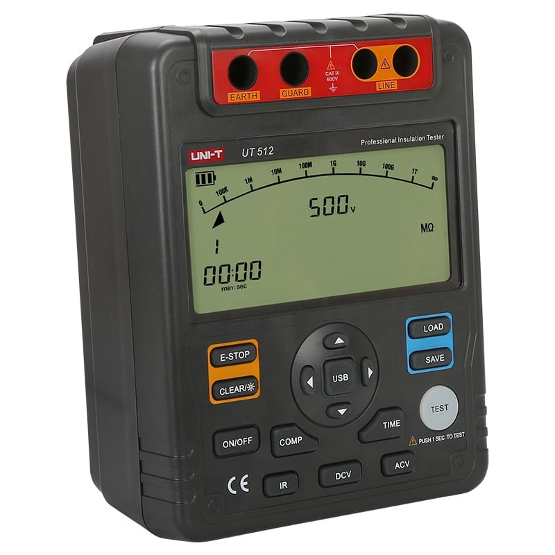 UNI-T Tester multimetru Multimetru UNI-T UT512 MIE0131 | Testare Rezistenta Izolatie, 5000V