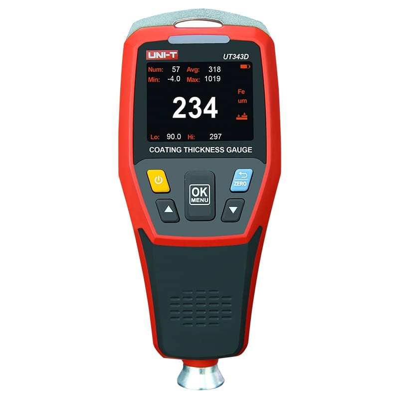 UNI-T Aparat de masura Tester Masurare Grosime Vopsea UNI-T UT343D | Digital, 0-1300μm, ±3%