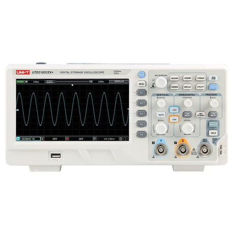 UNI-T Osciloscop Osciloscop UNI-T UTD2102CEX+ | 100MHz, 2 Canale, Ecran Color, 1GSa/s