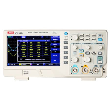 UNI-T Osciloscop Osciloscop UNI-T UTD2152CL MIE0480 | 150MHz, 2 Canale, 1GS/s, Display Color