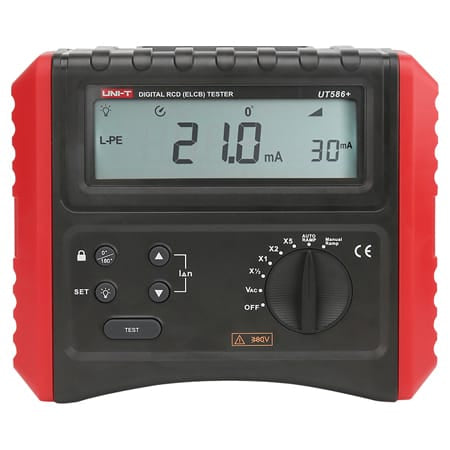 UNI-T Tester multimetru Multimetru Digital UNI-T UT586+ MIE0508 | Tester RCD, LCD Display