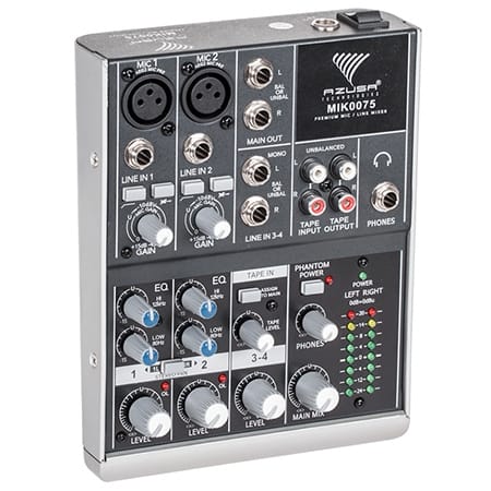 Azusa Mixer Mixer Audio Azusa MIK0075 | 4 Canale