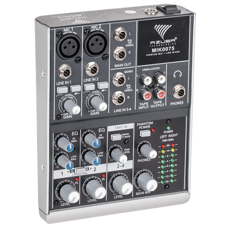 Azusa Mixer Mixer Audio Azusa MIK0075 | 4 Canale