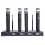 Azusa Statie radio Statie Radio Azusa MIK0116-4 | 4 Microfoane UHF PLL400, Fara Fir