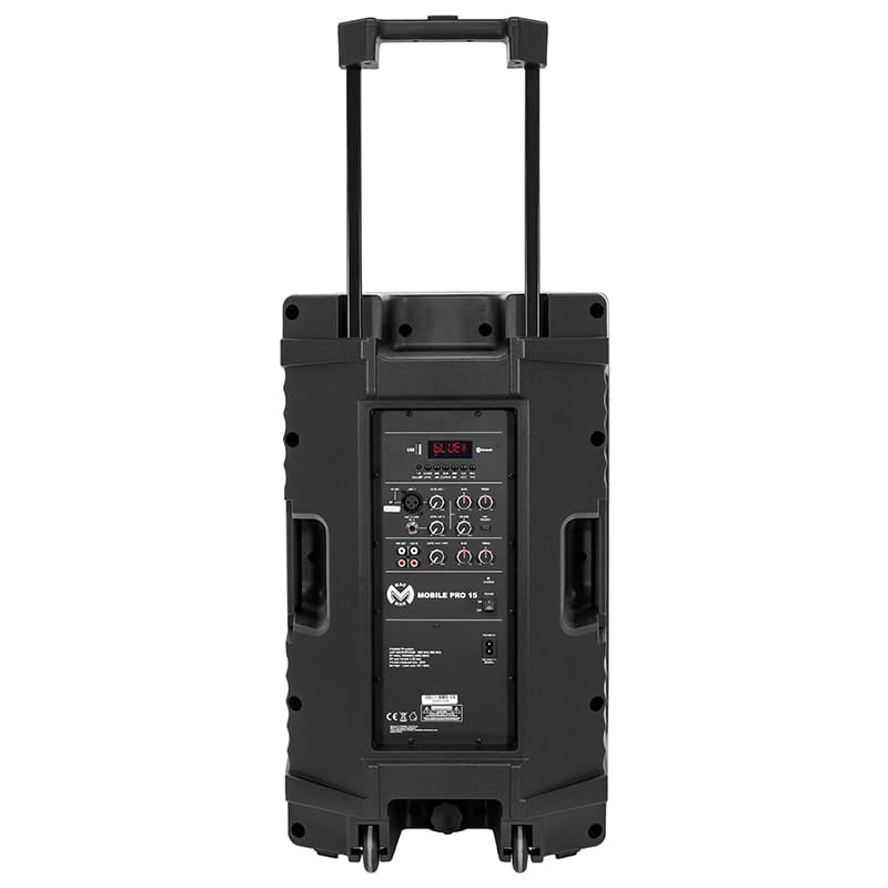 Mac Mah Boxă portabilă PA Mac Mah Mobile Pro 15, 300W RMS, Bluetooth/USB, TWS, baterie, 2 microfoane wireless UHF