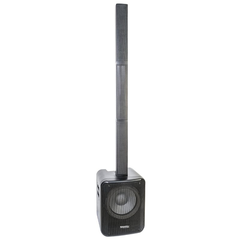 Ibiza Sound Sistem boxă activă tip coloană Ibiza Sound 350W RMS, subwoofer 12”, Bluetooth/USB/SD, iluminare LED, TWS