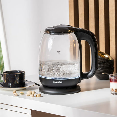 Mesko Fierbator Fierbator Electric Mesko MS1302B | 1.7L, 2200W, Negru